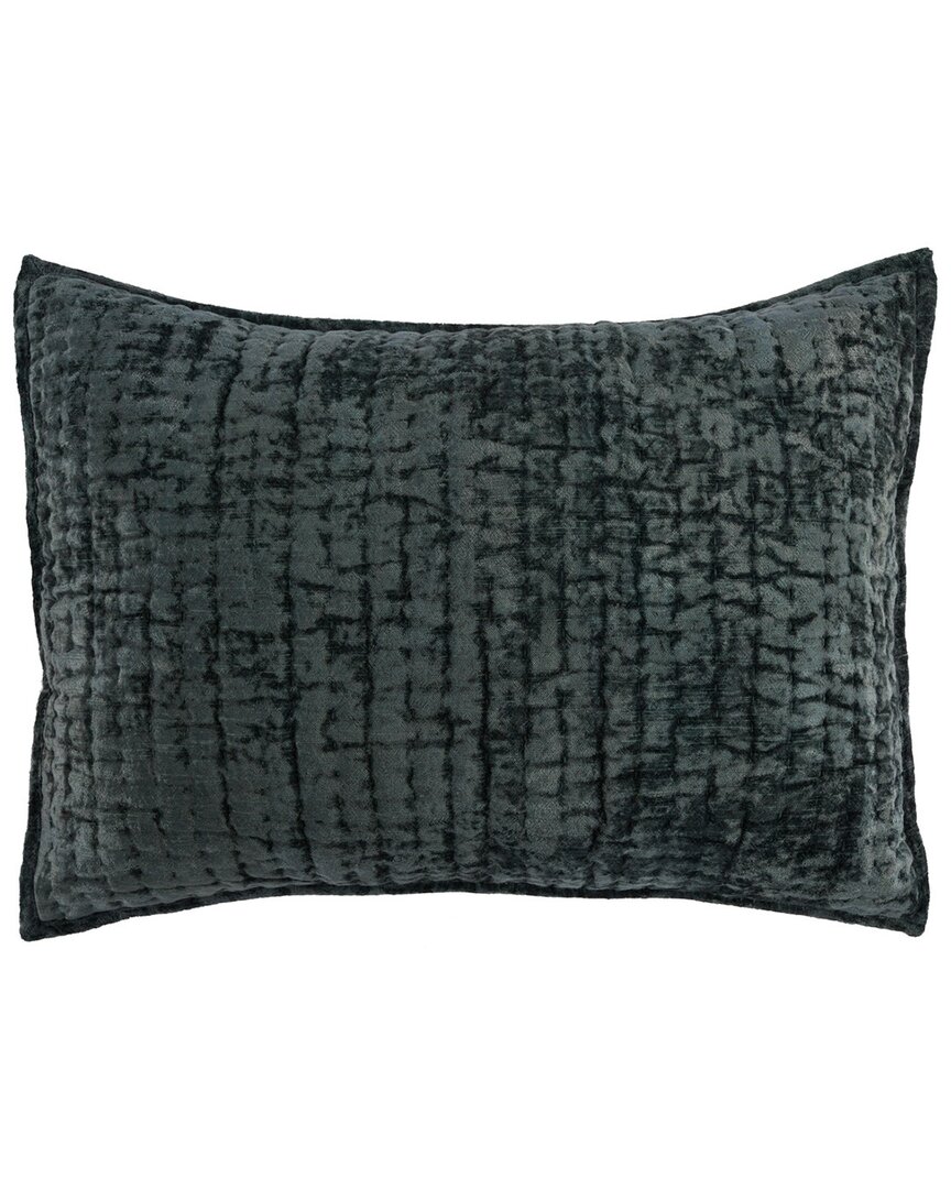 Shop Kosas Home Dimitry Velvet Bay Sham In Green