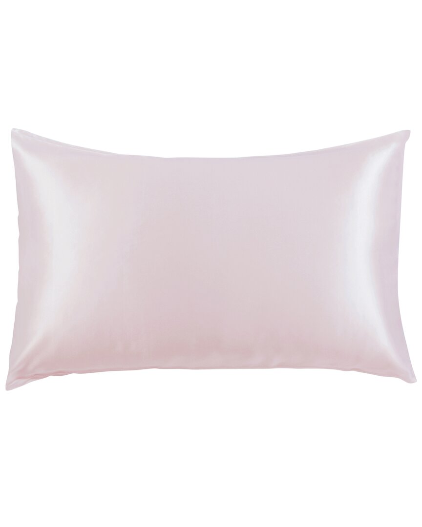 Melange Home Mulberry Silk Pillowcase In Pink