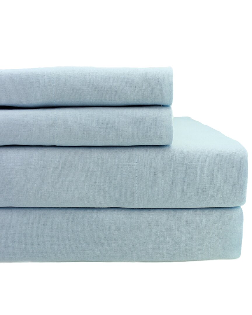 Melange Home Linen Pillowcase Set In Grey