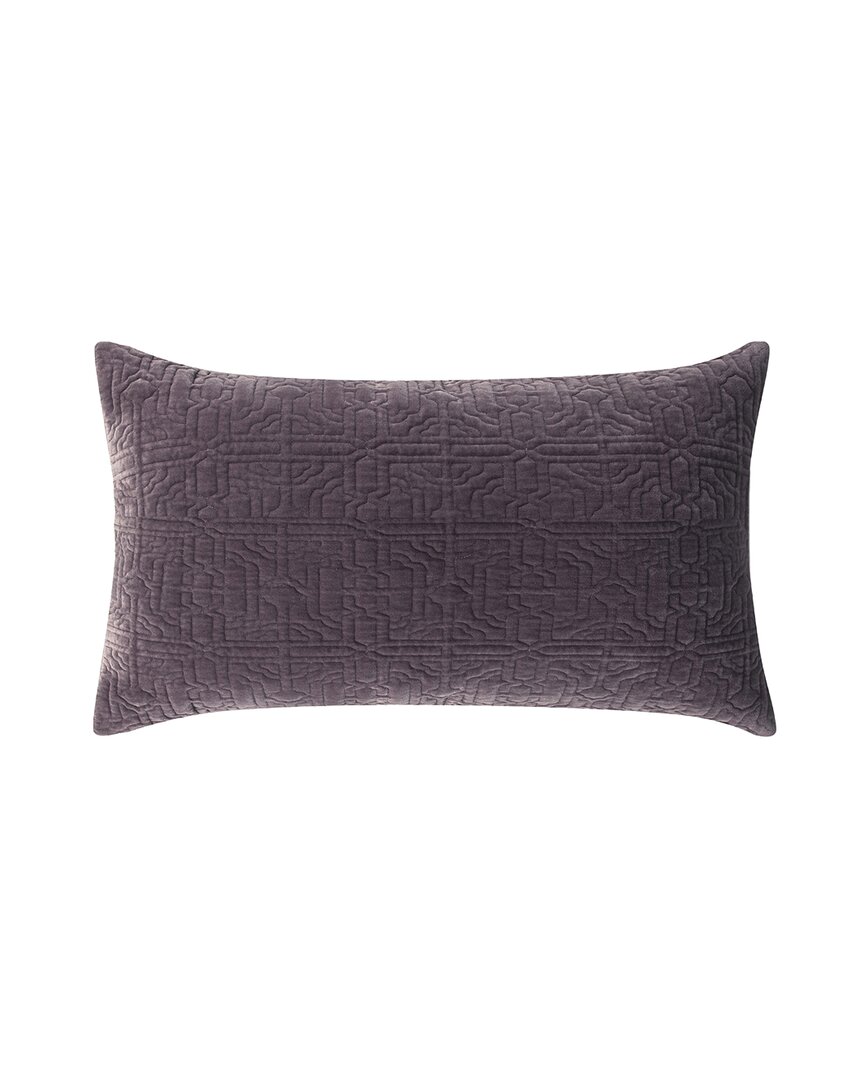 Orchids Lux Home Duke Quilt Sham In Gray