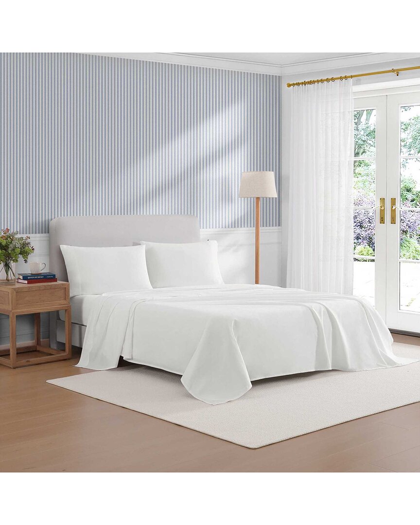 Tommy Hilfiger 180 Thread Count Th Performance Percale Cotton Cooling Finish Sheet Set