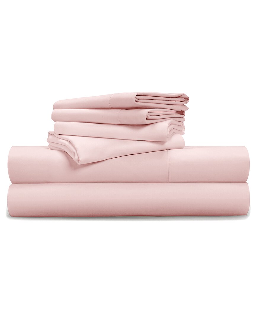 PILLOW GAL PILLOW GAL LUXE SOFT & SMOOTH 100% TENCEL 6-PIECE SHEET SET 