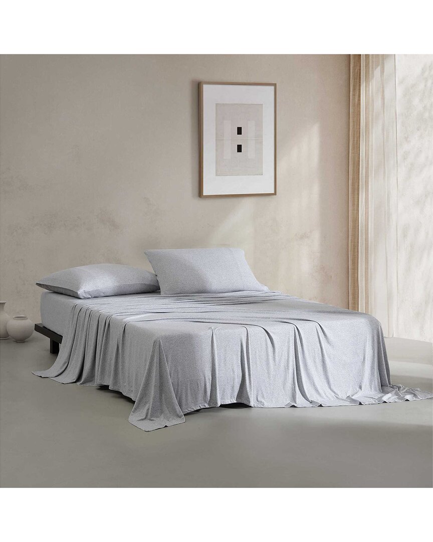 Calvin Klein Modern Cotton Melange Tencel Jersey Sheet Set In Blue