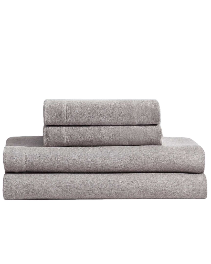 Calvin Klein Modern Cotton Melange Jersey Sheet Set - Mocha In Multi