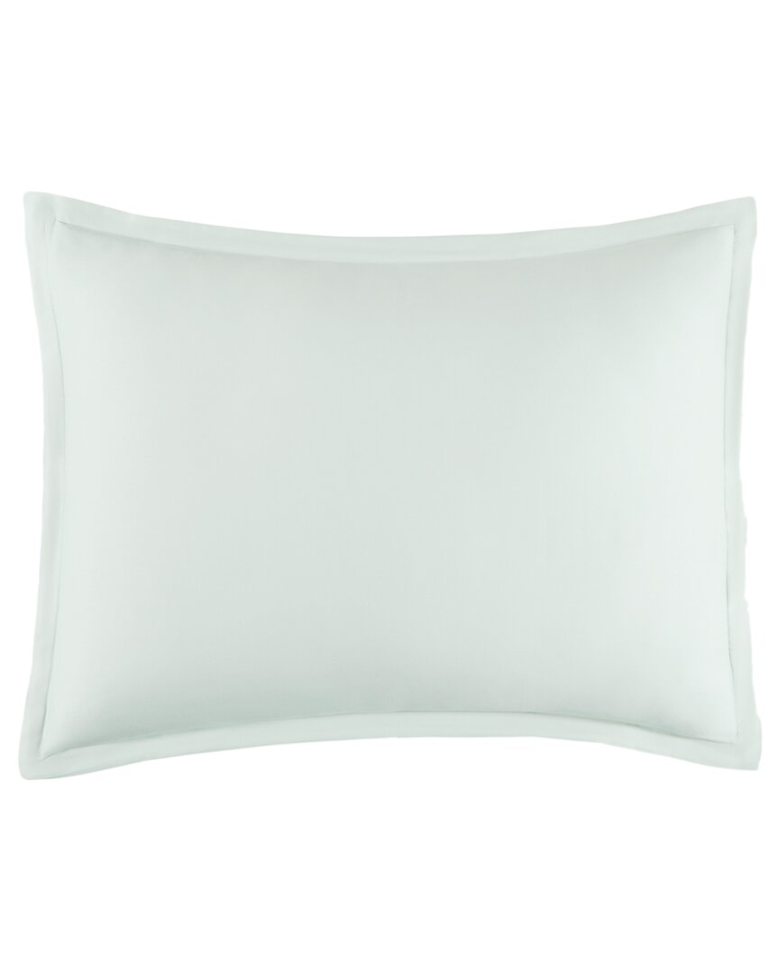 Jonathan Adler Sateen Standard Sham - Light Green - Single Sham - In Blue