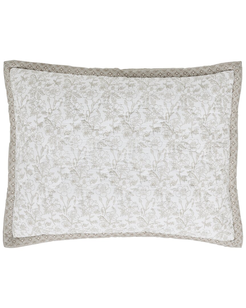 Orchids Lux Home Bliss Printed Cotton Quilt Sham