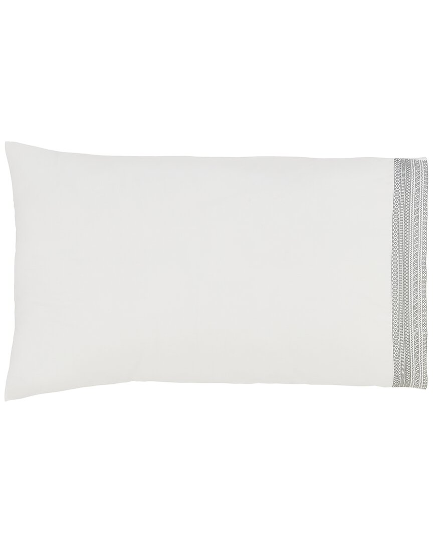 Orchids Lux Home Olivia Cotton Percale 300 Thread Count Pillowcase Pair