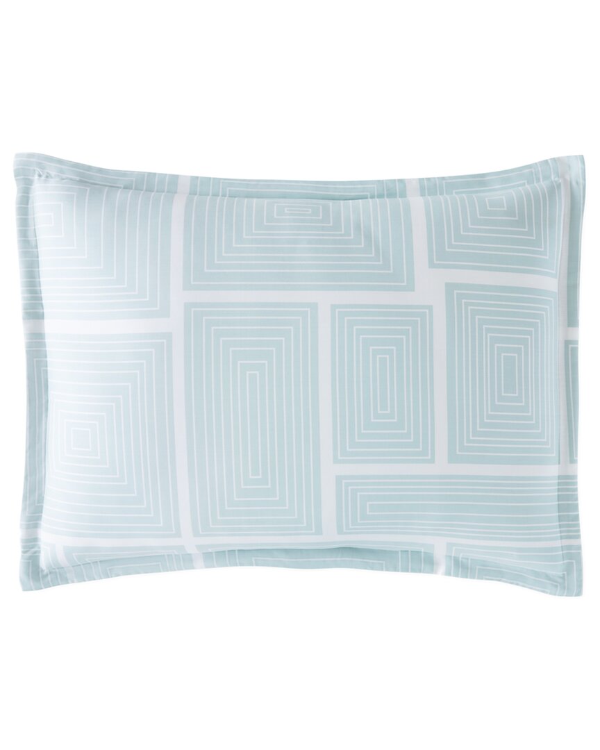 Jonathan Adler Blocks Sham In Blue