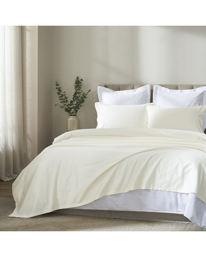 Superior 500 Thread Count Apus 100% Cotton Perfect Fit Deep Pocket Sheet Set In Neutral