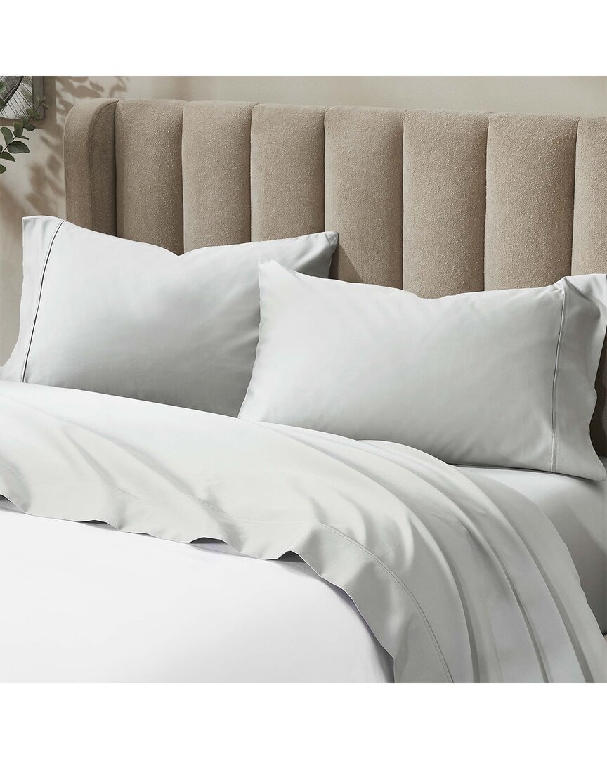 Superior 700 Thread Count Pavo 100% Cotton Perfect Fit Sheet Set In Gray