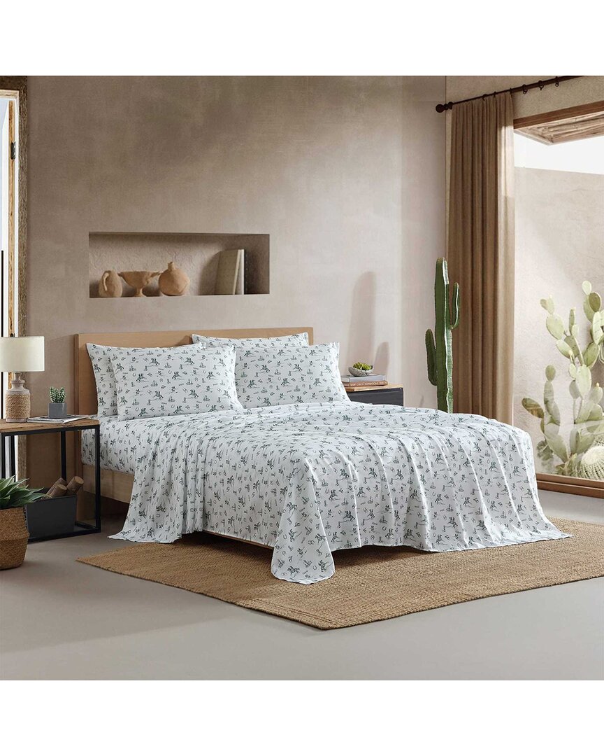 Wrangler Cowboy Rodeo Printed Sheet Set In White
