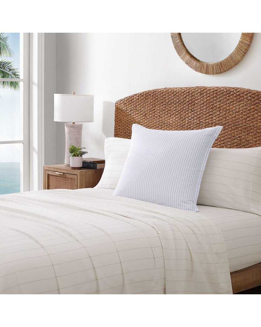Tommy Bahama Orchid Bay Stripe 100% Cotton Sham In Neutral