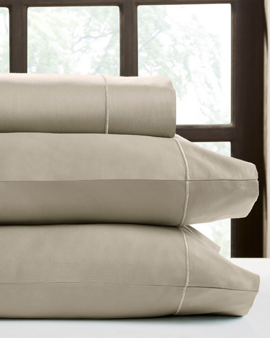 Perthshire Platinum Collection 1000tc Solid Sateen 4pc Sheet Set