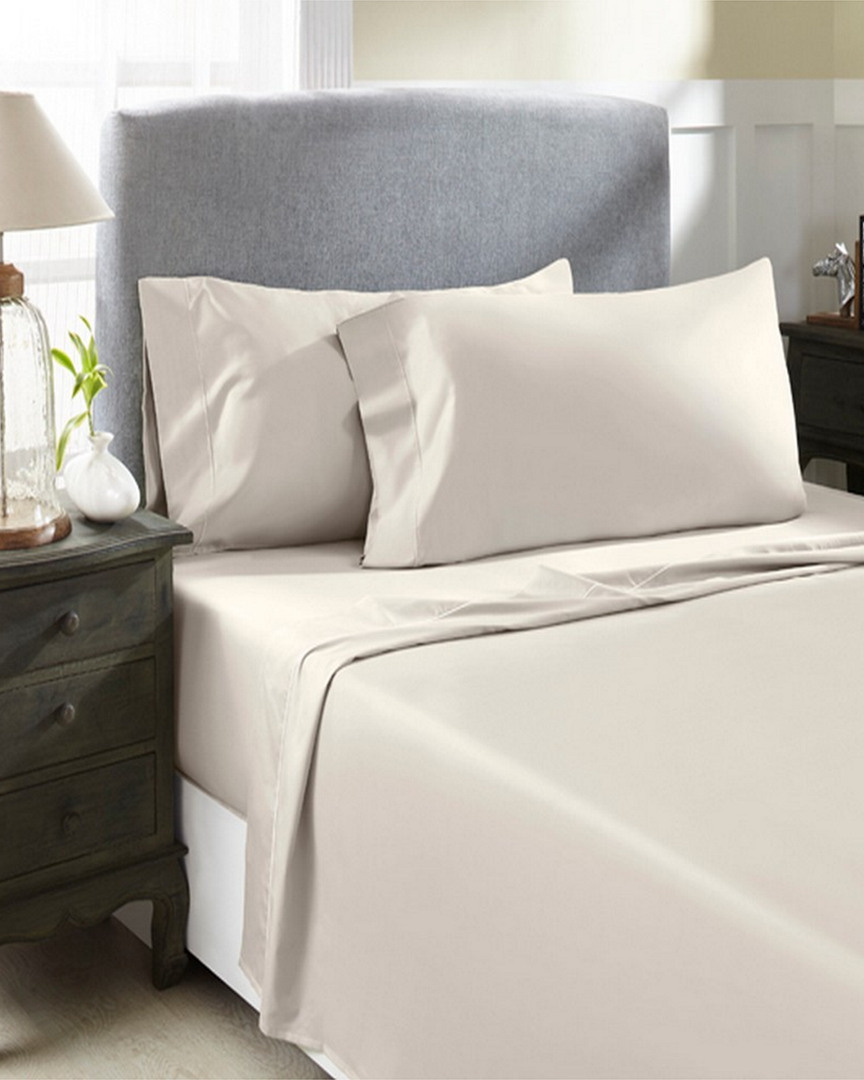 Perthshire Platinum Collection 800tc Solid Sateen 4pc Sheet Set