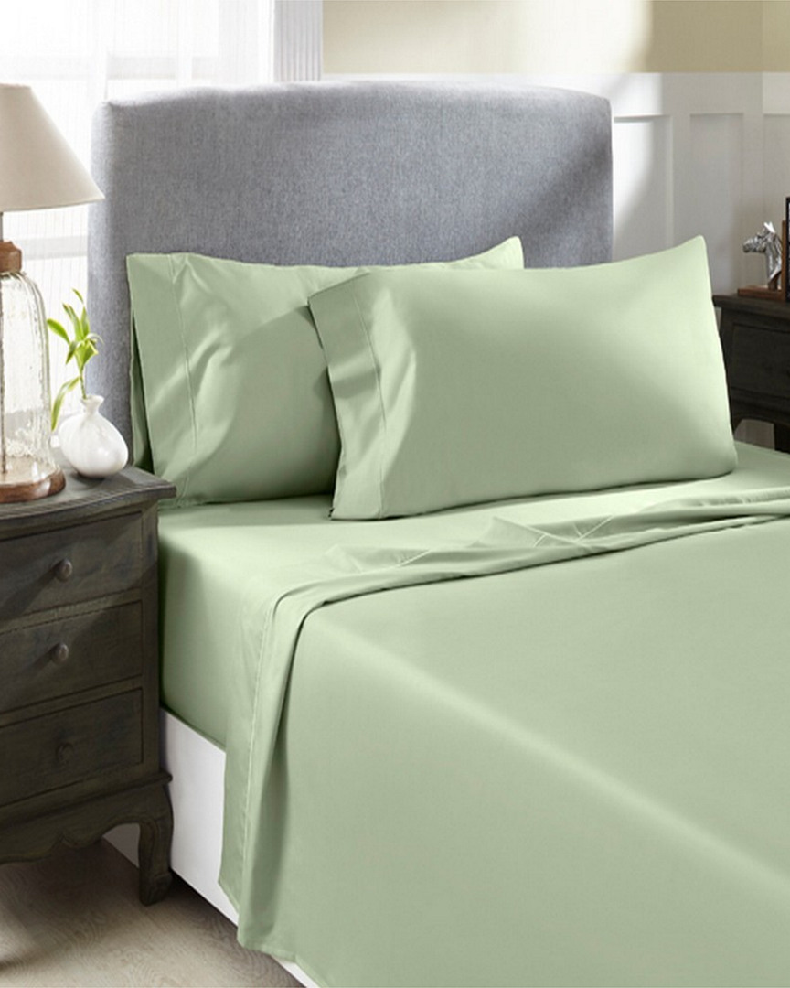 Perthshire Platinum Collection 800tc Solid Sateen 4pc Sheet Set