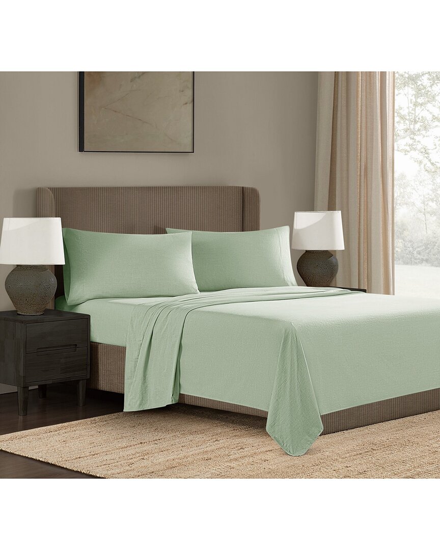 Frye Dusted Denim Sheet Set In Green
