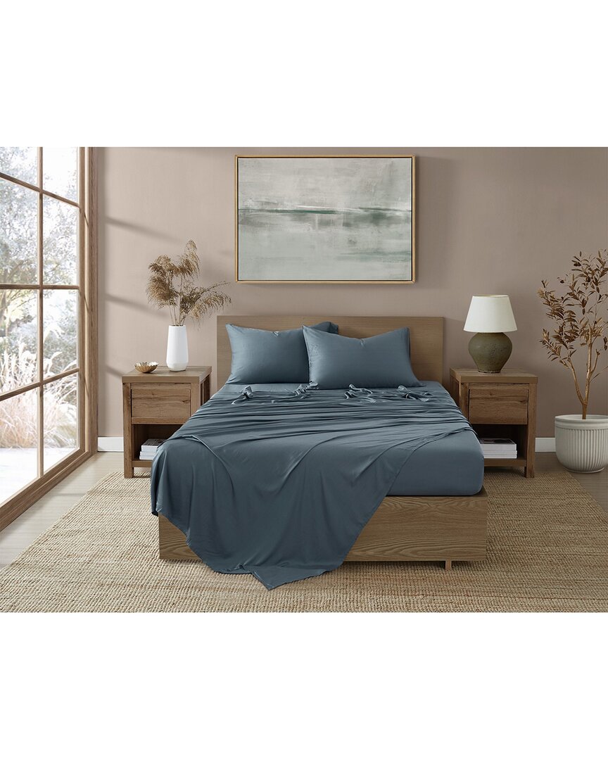 Brooklyn Loom Rayon From Bamboo Sheet Set In Gray