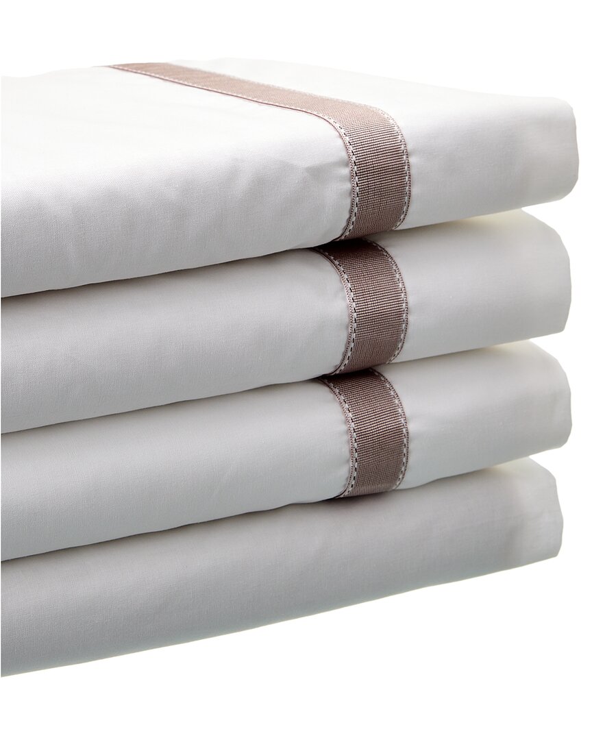 Maurizio Italy Notting Hill Sheet Set In Brown
