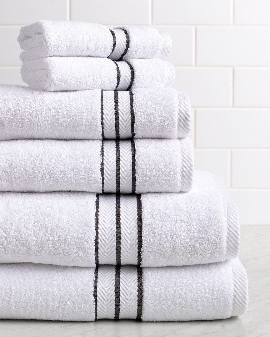 Superior Long-staple Combed 6pc Solid Towel Set