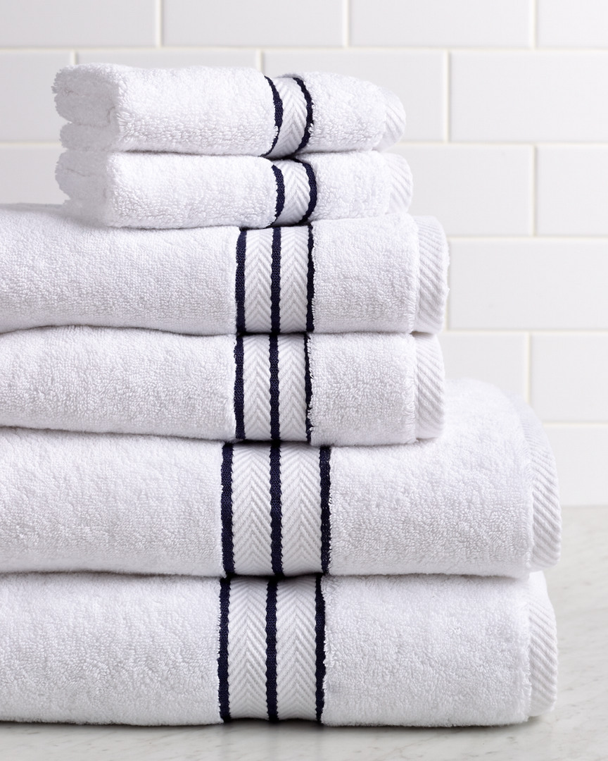 Superior Long-staple Combed 6pc Solid Towel Set