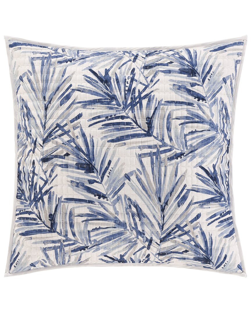 Salt Life Palm Beach Euro Sham In Blue
