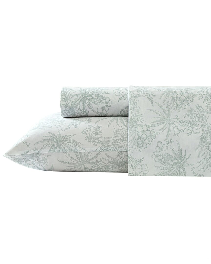 Tommy Bahama Pen & Ink Palm Percale Sheet Set