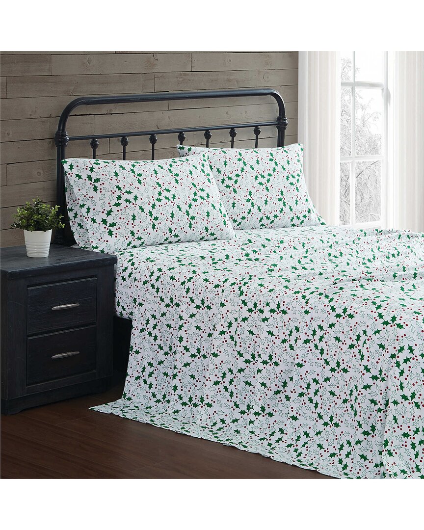 Truly Soft Snowman Wonderland Flannel Sheet Set
