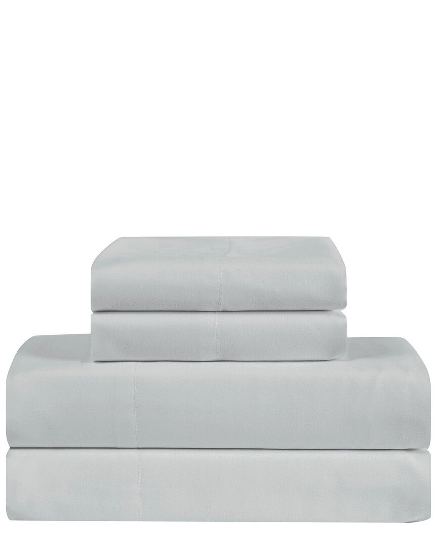 Truly Calm Antimicrobial 200tc Sheet Set In Grey