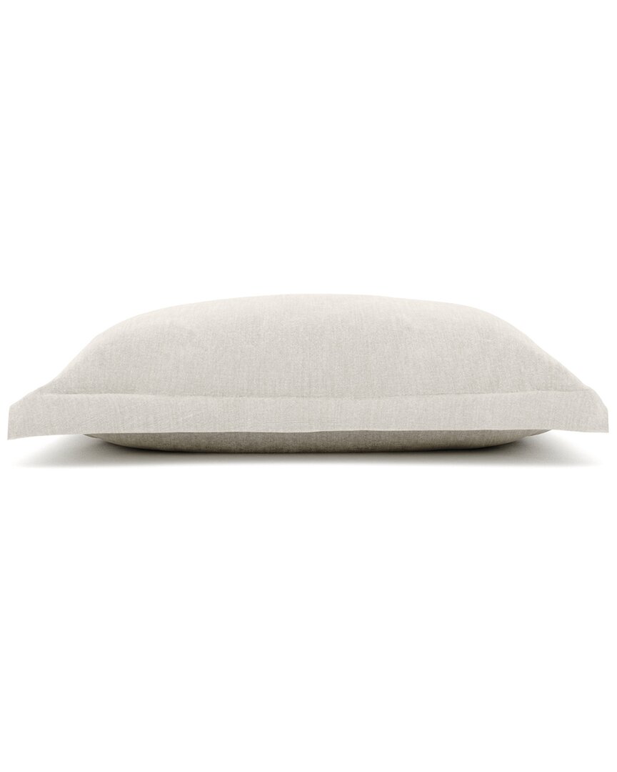 Rebecca Minkoff Soft Linen-blend European Pillow Sham