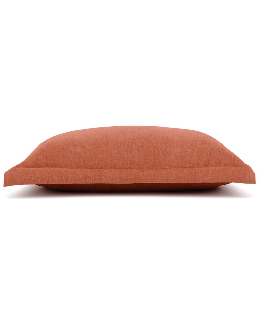 Shop Rebecca Minkoff Soft Linen-blend European Pillow Sham