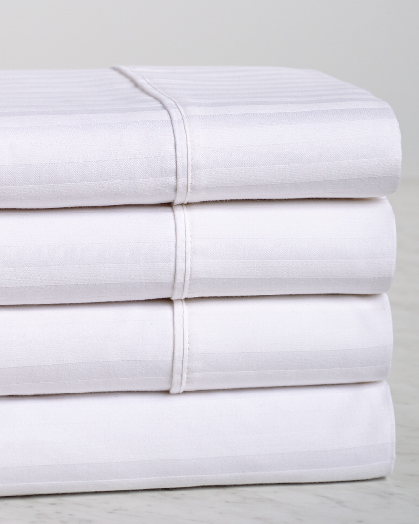 Superior 400 Thread Count Stripe Combed Cotton Sheet Set