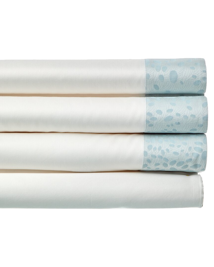 Dea Italian Linens 600 Thread Count Sheet Set In Blue