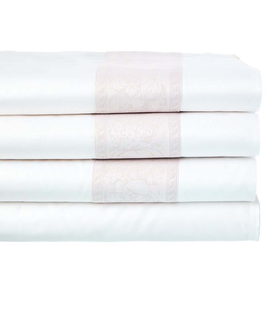 Dea Italian Linens 600 Thread Count Sheet Set In Pink