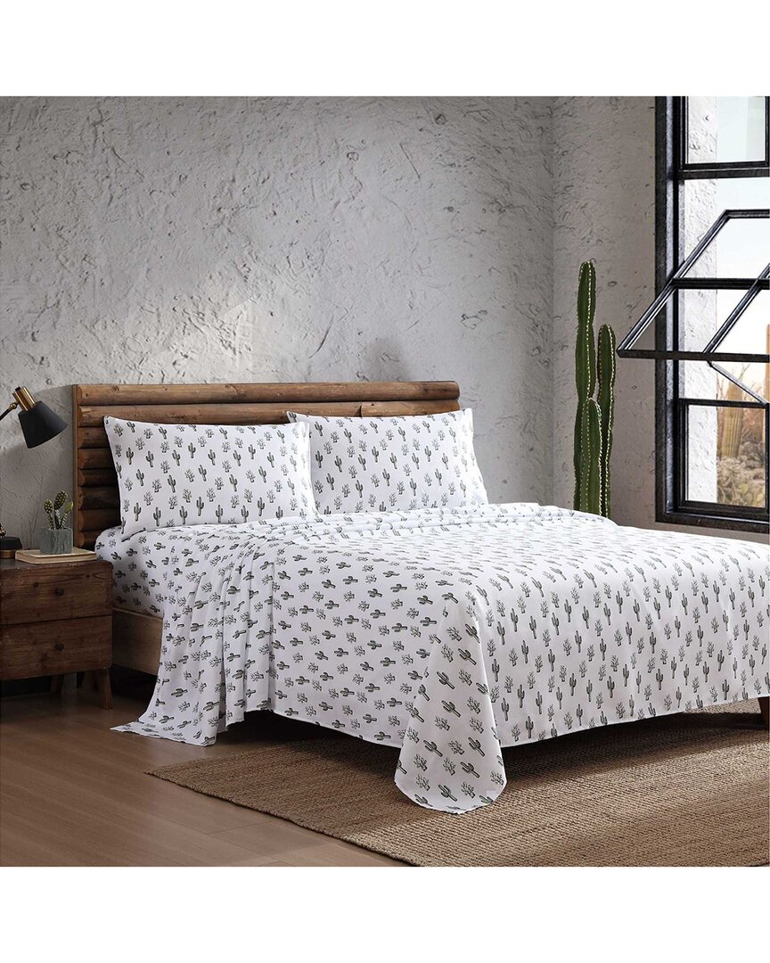 Wrangler Cacti Ultra Soft Sheet Set In White