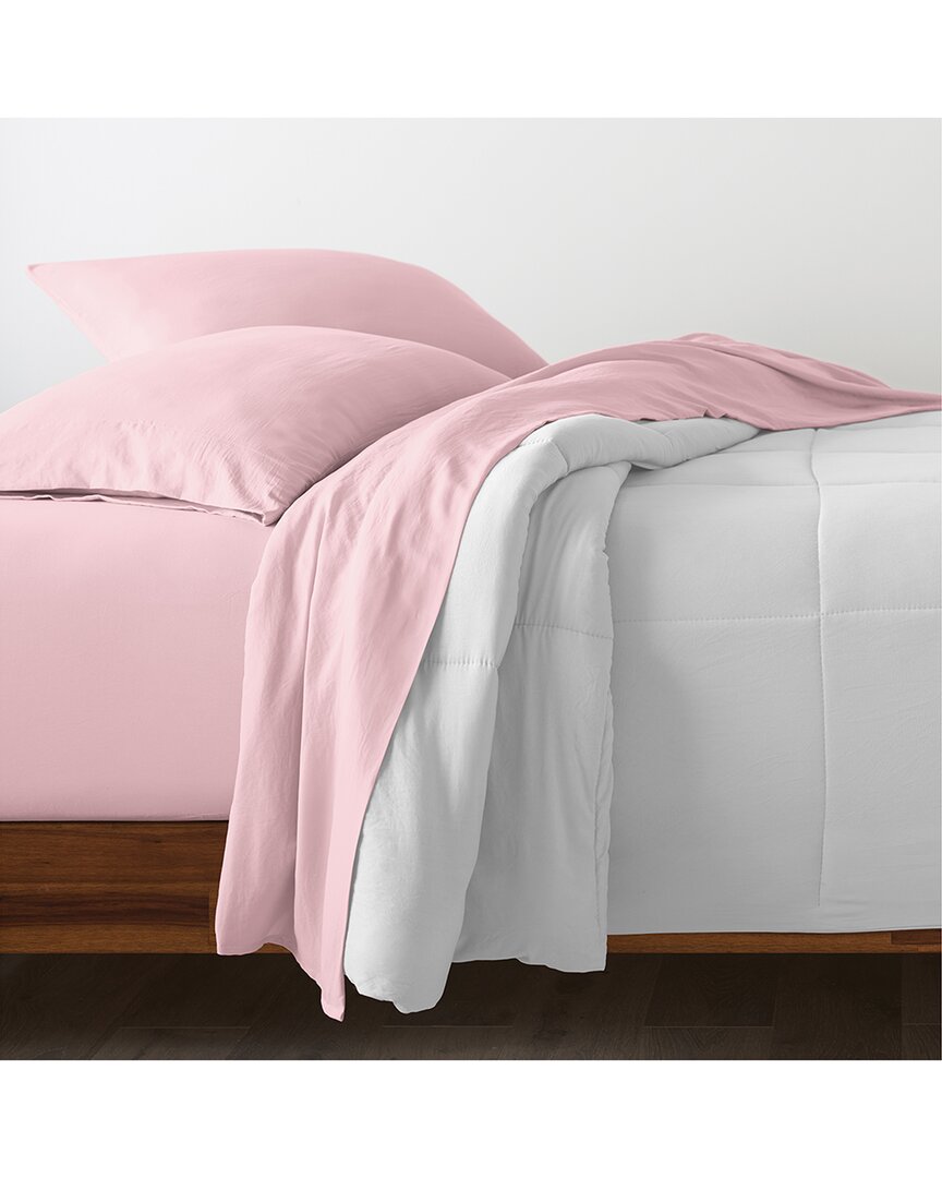 Ella Jayne 100% Cotton Percale Cool And Crisp Pillowcase Set In Pink