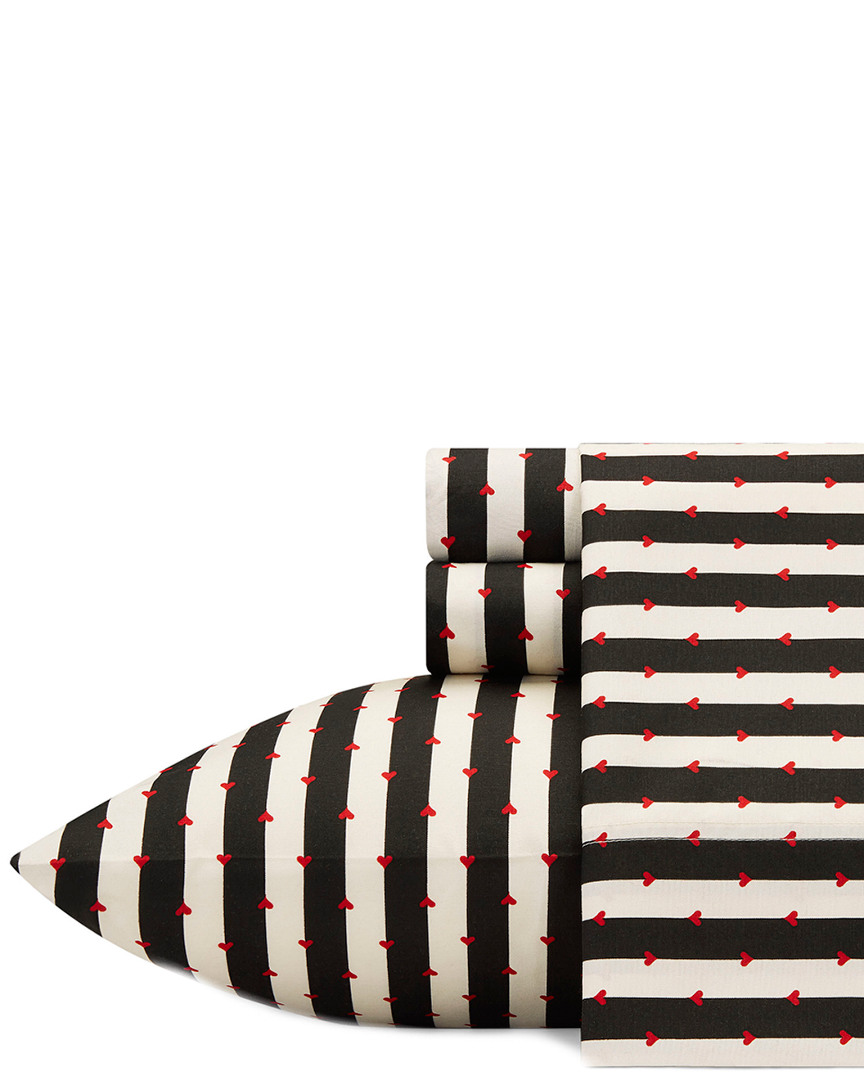 Betsey Johnson Dnu Wonderland Stripe Sheet Set In Multi