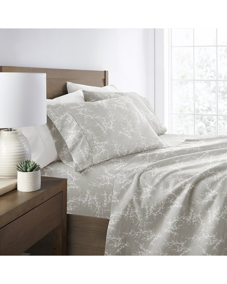 HOME COLLECTION HOME COLLECTION DELICATE DETAILS PATTERNED ULTRA-SOFT BED SHEET SET 