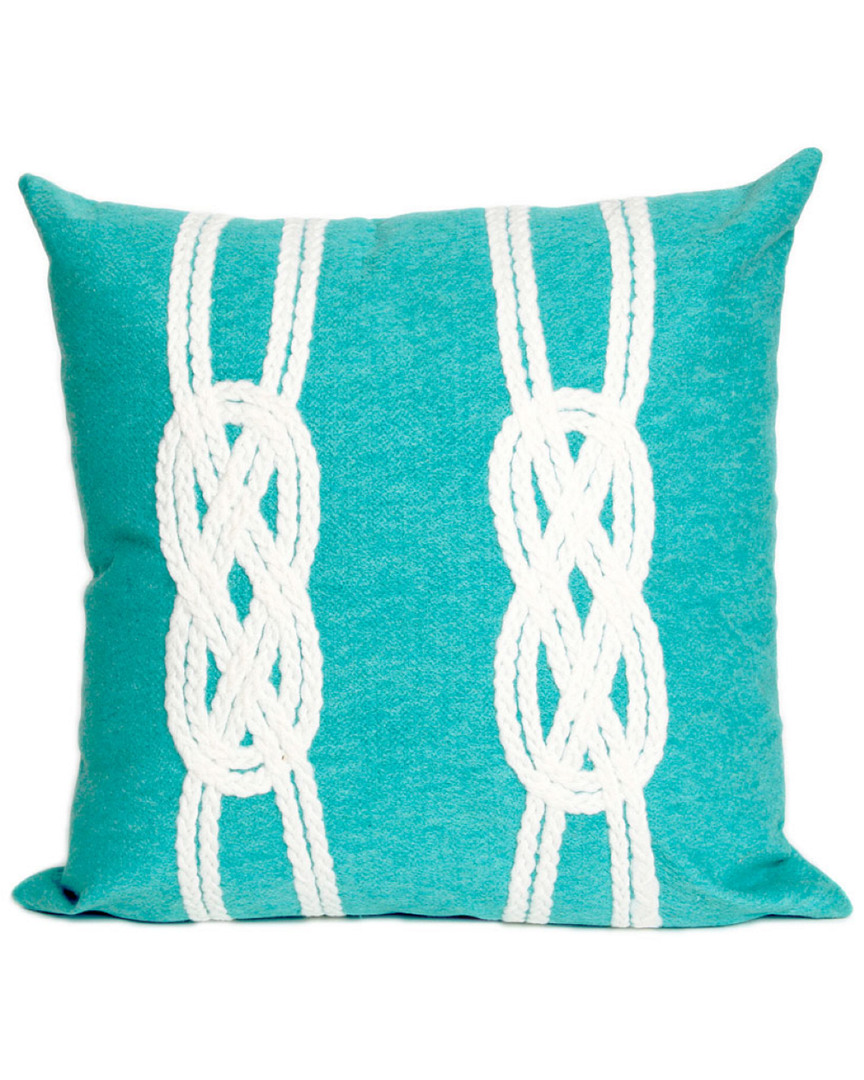 Liora Manne Infinity Knot Decorative Pillow In Beige