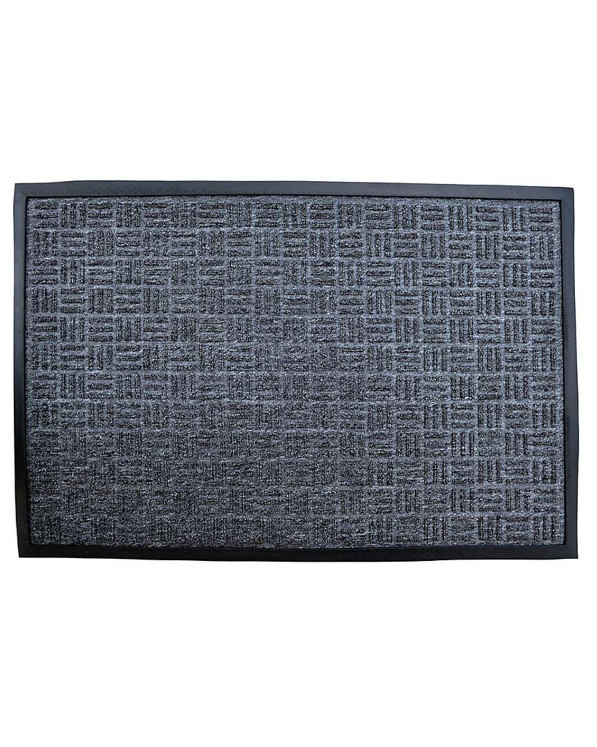 Imports Decor Synthetic Grey Doormat