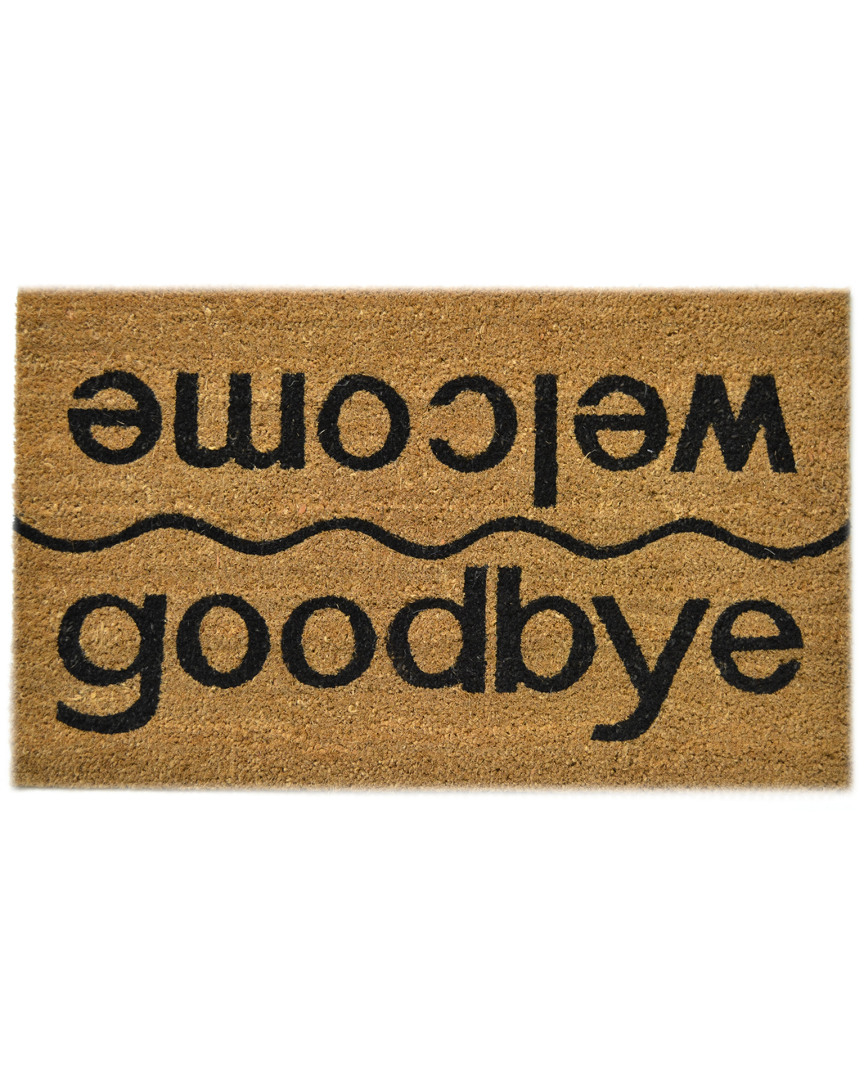 Imports Decor Welcome/goodbye Doormat