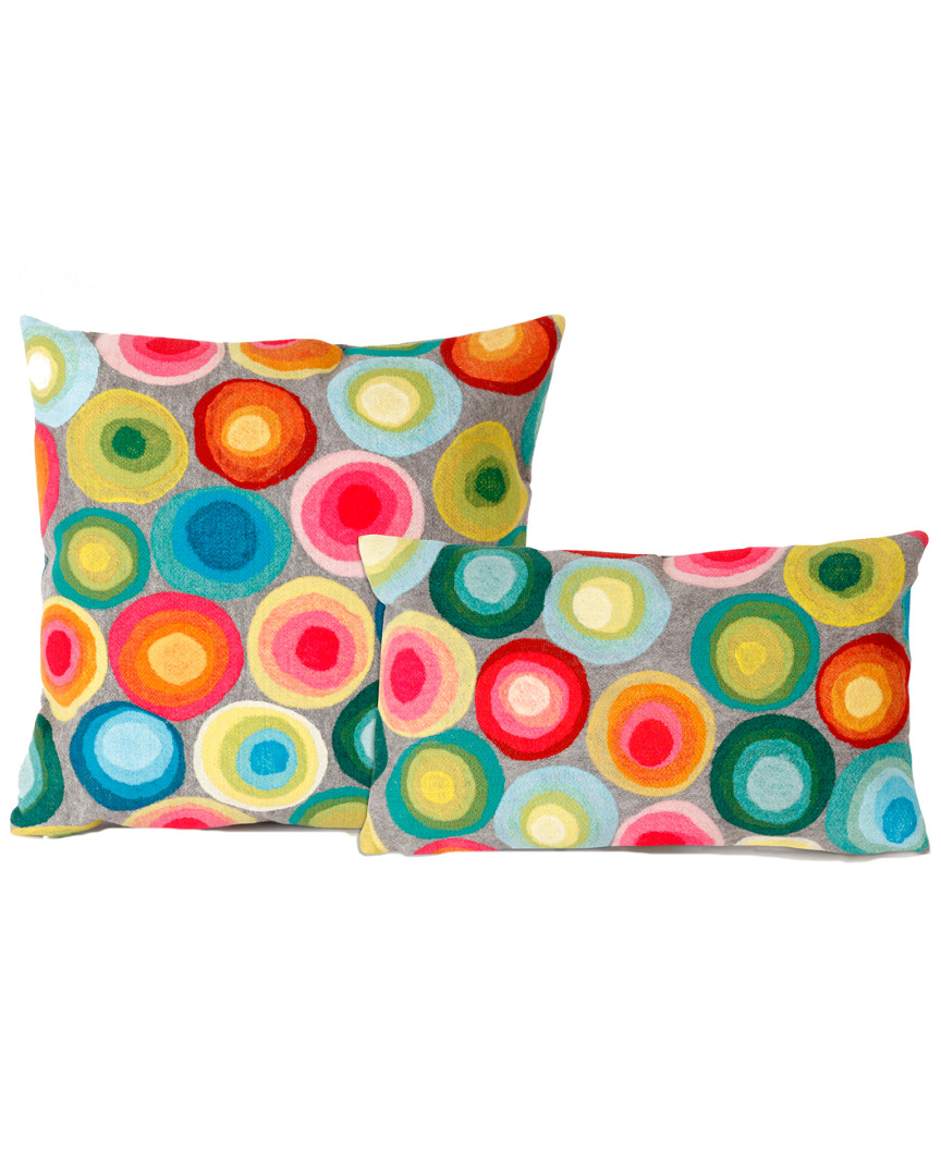 Liora Manne Happy Circles Decorative Pillow