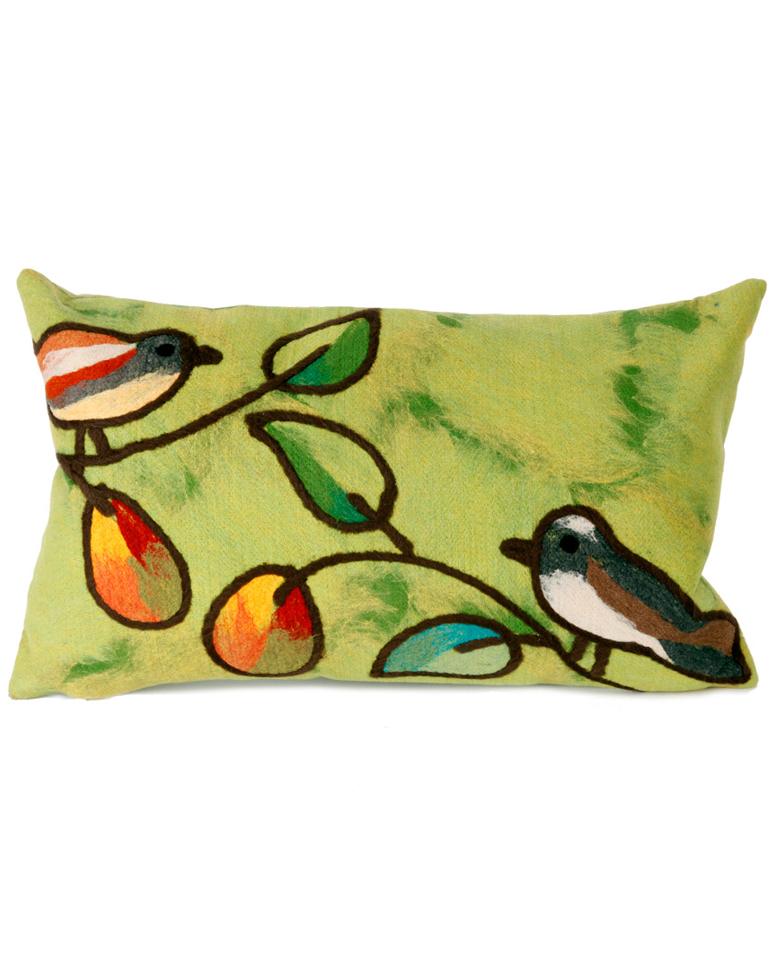 Liora Manne Birds In Pear Tree Green