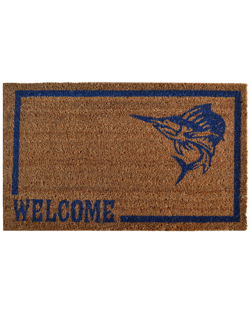 Imports Decor Swordfish Doormat