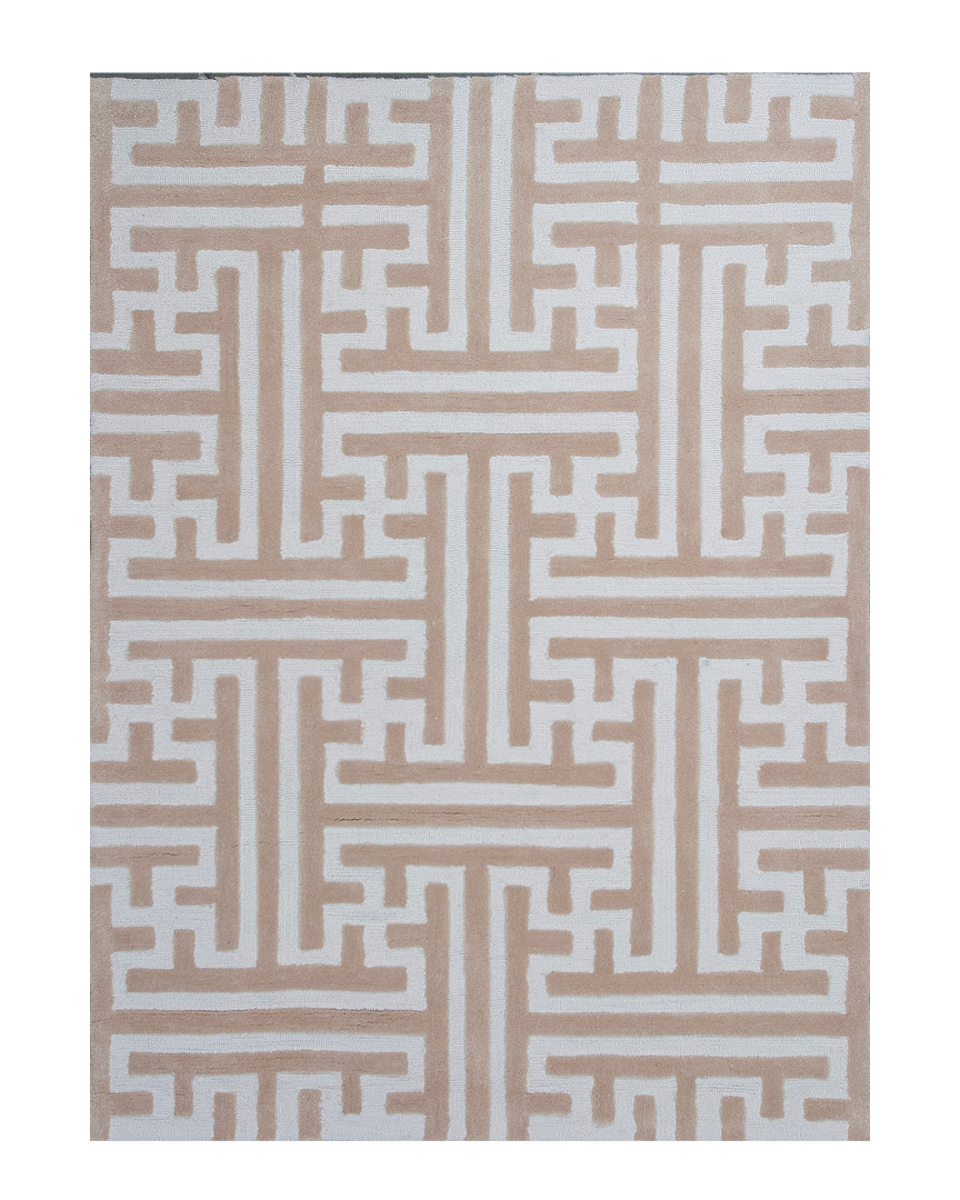 Kas New York Kas Dimensions Hand-tufted Rug In Brown