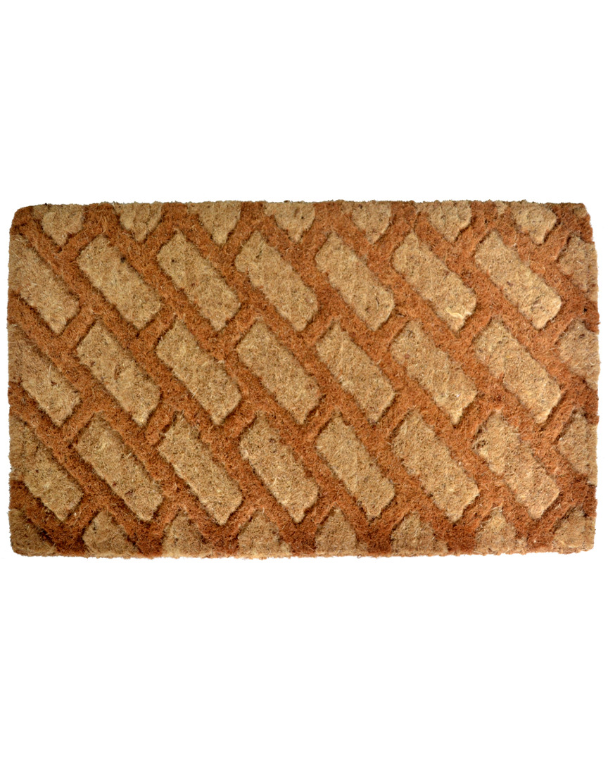 Imports Decor Diagonal Bricks Doormat