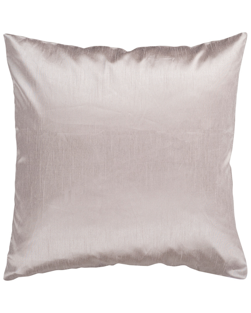 Surya Solid Luxe Decorative Pillow In Brown