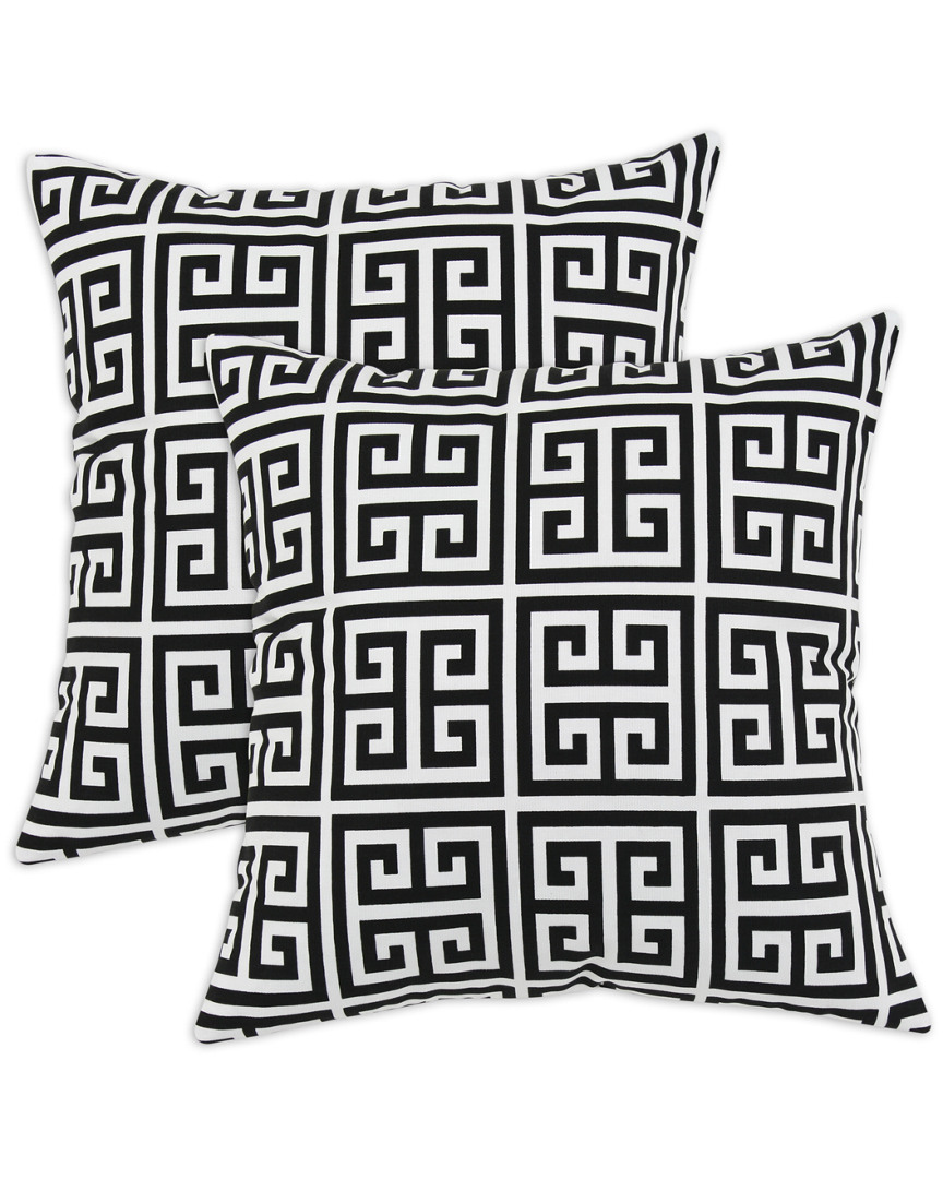 Chooty & Co. Towers Set Of 2 Decorative Pillows In Multi
