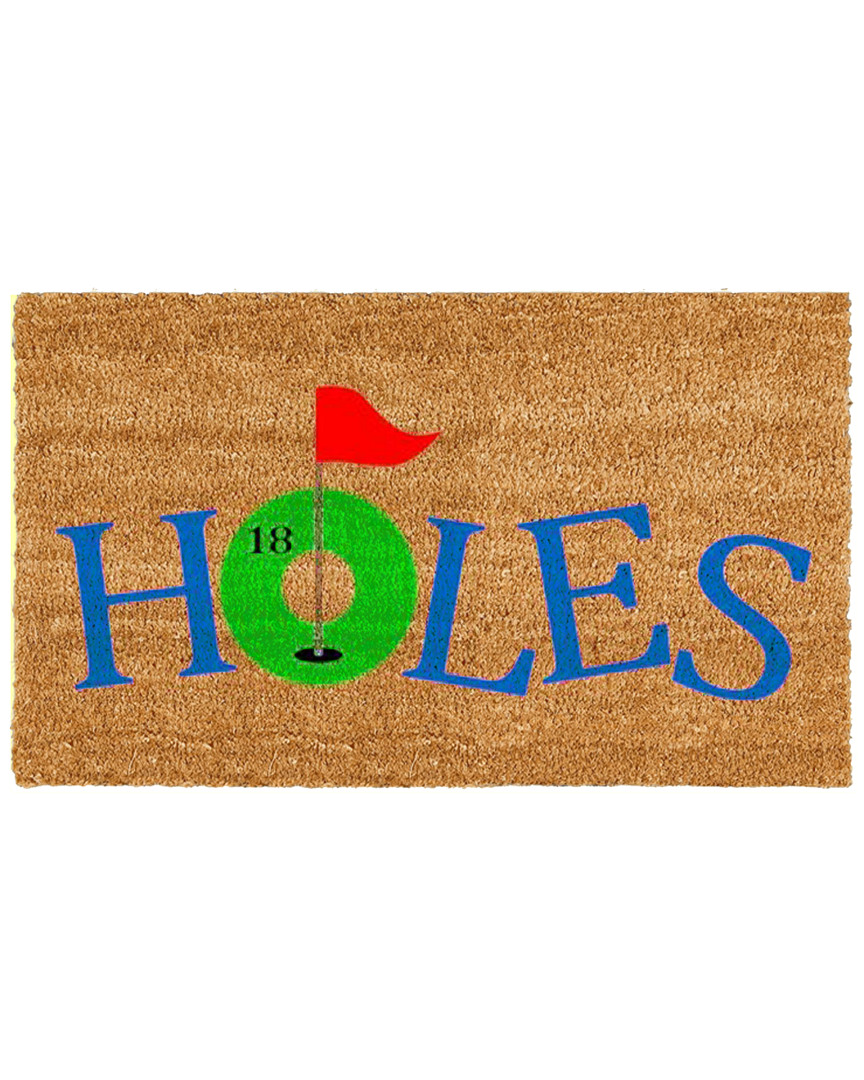 Home & More 18 Holes Doormat In Multi
