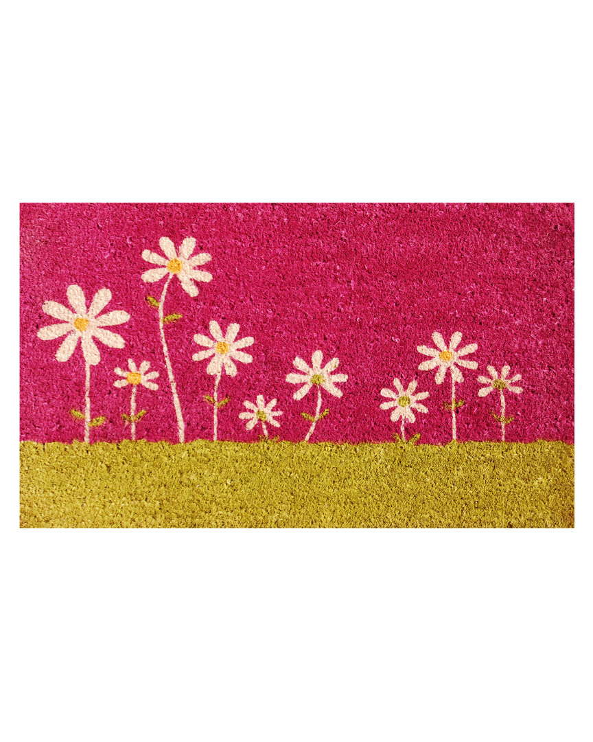 Home & More Summer Scape Doormat In Pink