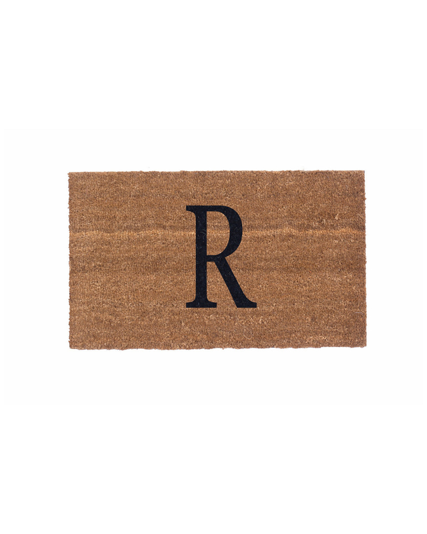 Coco Mats N More Simple Monogram Doormat In Brown